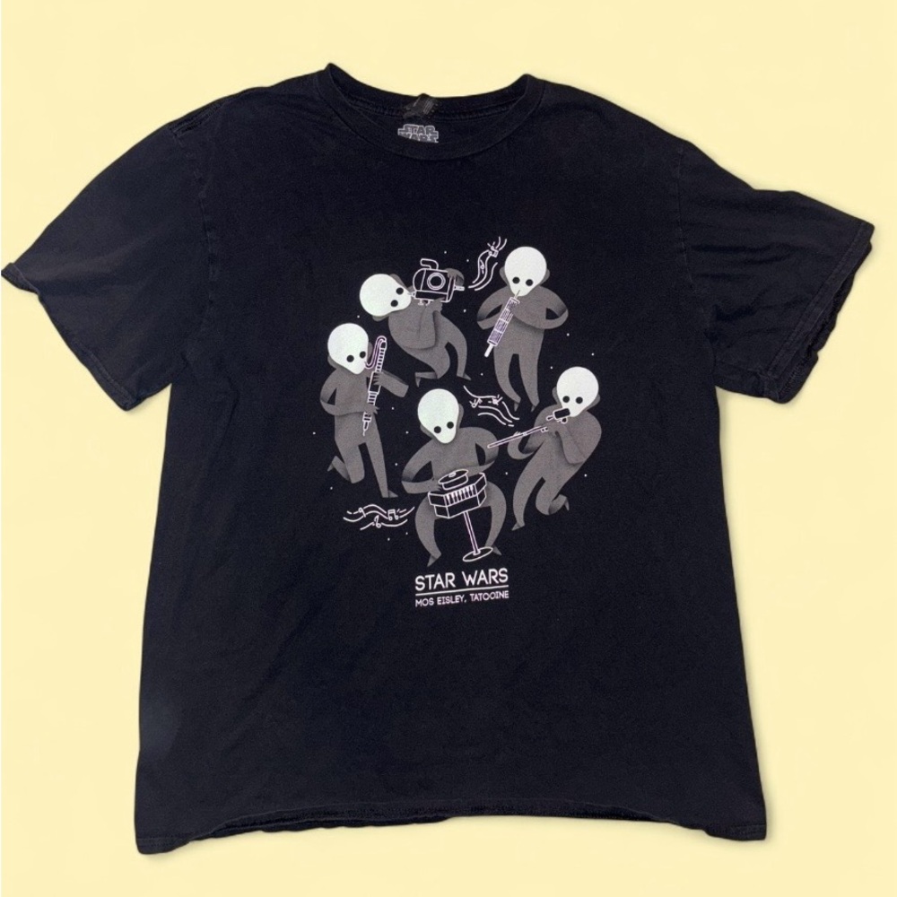 Star Wars Mos Eisley Cantina Band Graphic T Shirt - Size Large